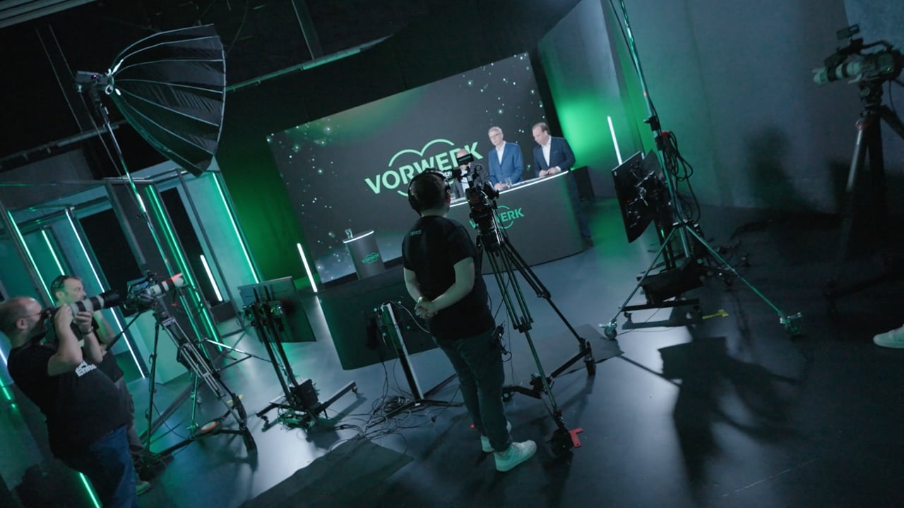 Standbild aus der Eventbegleitung für Vorwerk