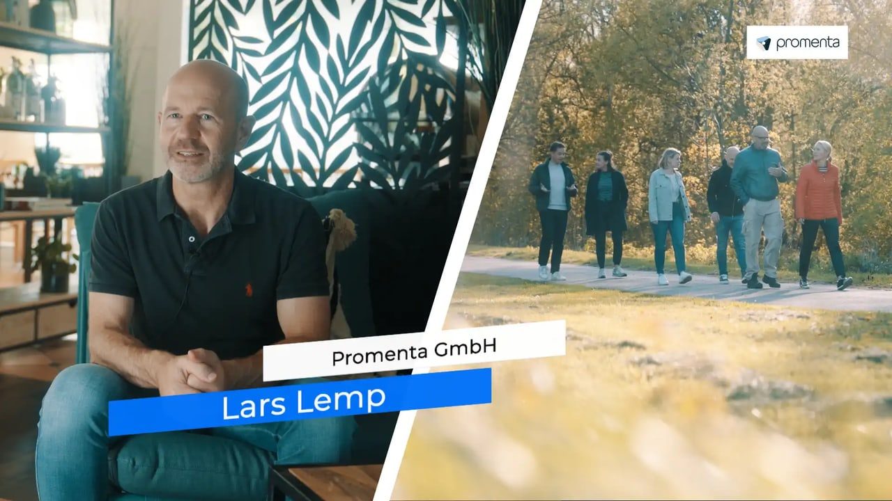Lars Lemp von Promenta im Interview-Setting