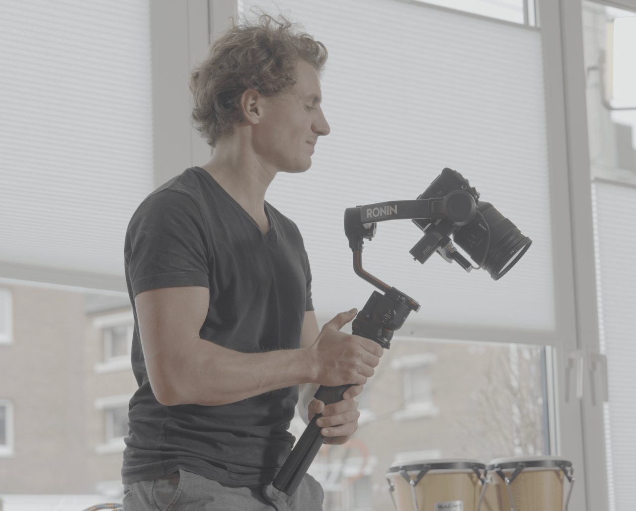 Kamerafahrt mit Gimbal on Location
