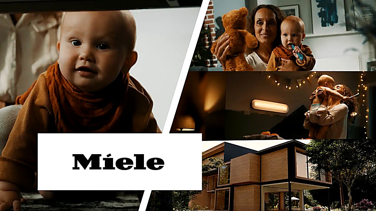 Szene aus dem Miele Film über die KI-Wärmelampe