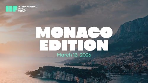 Nachhaltigkeits-Konferenz IIF der Deutschen Nachhaltigkeit in Monaco.