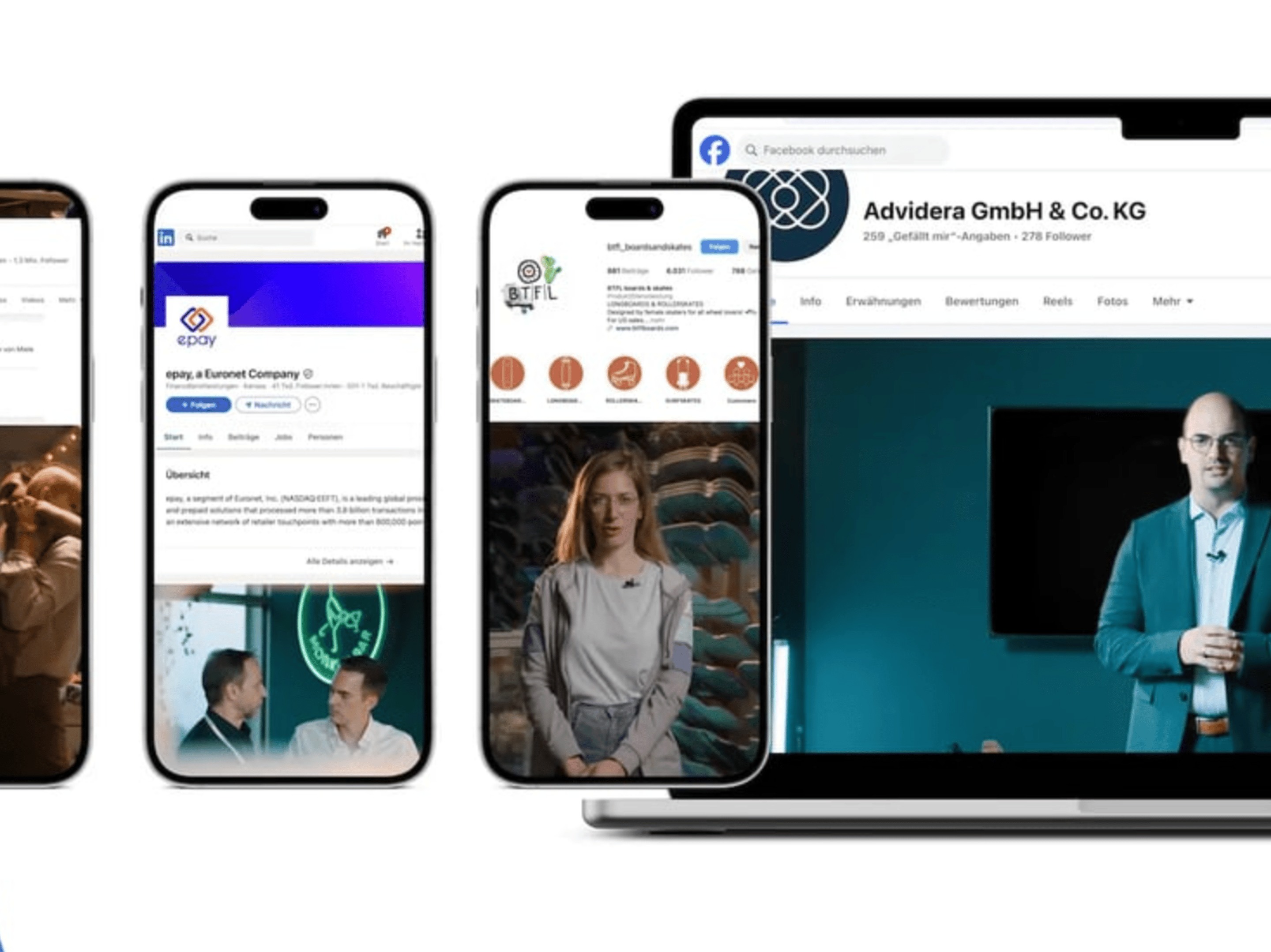 Pitchfilm auf verschiedenen digitalen Ausgabegeräten