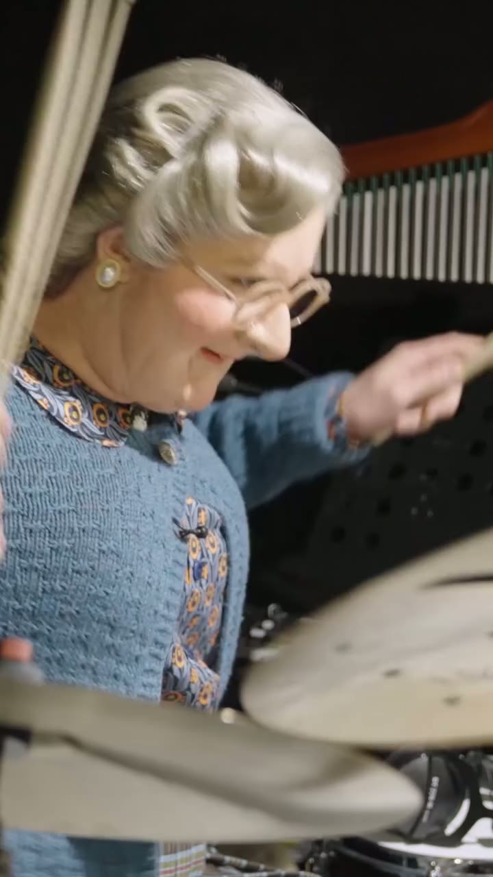 Musikerin bei einer Showproduktion