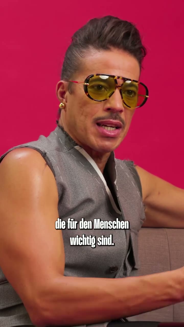 Darsteller in einem Social-Media-Format